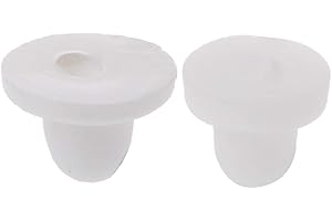 Lamdoo 100PCS Anti-Pain Earring Back Pads Silicone Cushion for Clip on Earrings White