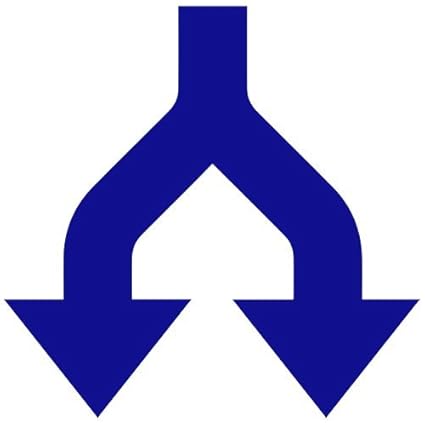 Amazoncom Navigation Arrow Icon Decal Sticker Blue Decal