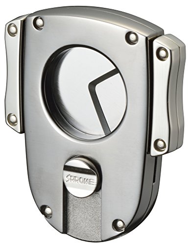 Sarome Metal Cigar Cutter EXCT2-08 Light Gun Metal Satin