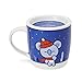 BT21 Official Merchandise by Line Friends - Winter Theme Character Ceramic Coffee Mug with Lid, KOYA