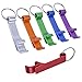 BronaGrand Keychain Bottle Opener,6 Pieces Aluminum Bartender Beer Bottle Opener