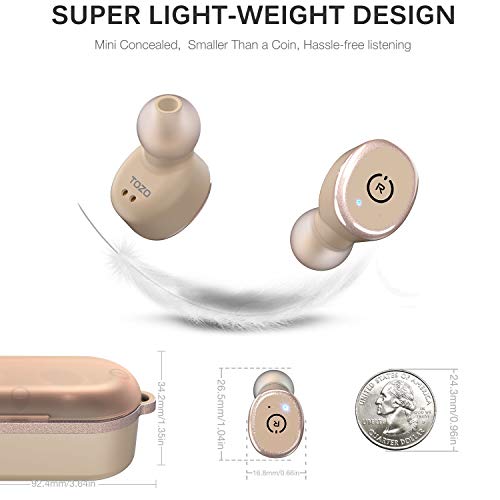 TOZO-T10-Bluetooth-50-Wireless-Earbuds-with-Wireless-Charging-Case-IPX8-Waterproof-TWS-Stereo-Headphones-in-Ear-Built-in-Mic-Headset-Premium-Sound-with-Deep-Bass-for-Sport-Khaki