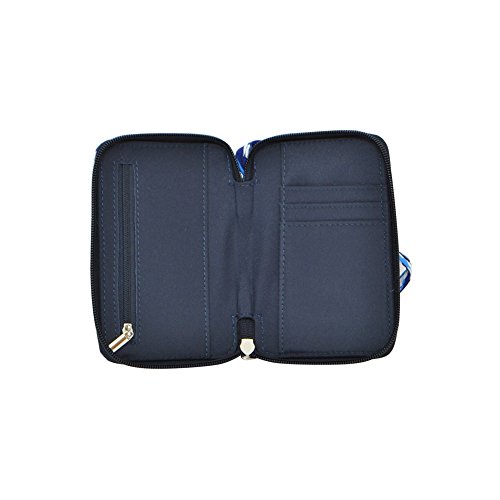 Turquoise Ikat Print NGIL Quilted Wristlet Wallet