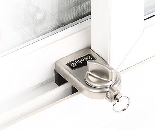 Slider Lock Windows Safe Restrictor Lock - A Simple and Easy to Mount Window Safety Lock - Patented and Made in Korea