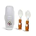 ZoLi Fork & Spoon Set, Orange