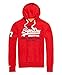 Superdry Mens Sweat Shirt Store Hoodie Drop Kick Red S