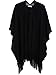 Soul Young Knitted Kimono Women's Spring Cashmere Blanket Poncho Cape Shawl Wrap