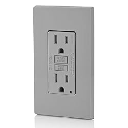Leviton GFCI Outlet, 15 Amp, Self