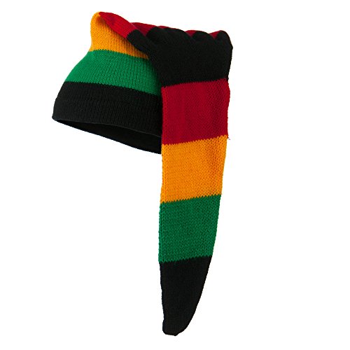 Rasta Papa Noel Beanie - RGY 2 OSFM
