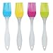 Foreasy Pastry Brush Grill Brush Basting Brush Food Grade Silicon Body Safe Set of 4