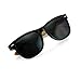 OCT17 Wood Bamboo Wooden Vintage Sunglasses Eyewear for Mens Womens - Black