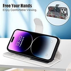 DorisMax for iPhone 14 Pro Wallet Case,Detachable