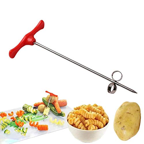 Sizet Spiral Knife Manual Vegetables Chopper Spiral Screw Slicer Cutter Fruit Tools Kitchen Gadgets