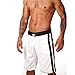 Zehui Men's Soft Running Sports Loose Shorts Underwear Pants White waist 79-85CM (31-33inch)