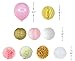 Baby Shower Decorations for Girl – Its A Girl Party Decor - Free Game Ideas & Checklist Ebook! - Plush Pink and Gold - Banner - Tissue Paper Pom Pom - Paper Lantern - Balloons - Party Ideas