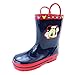 Mickey Mouse Kids Rain Boots (Navy/Red Where's Mickey?, 11/12 M US Little Kid)