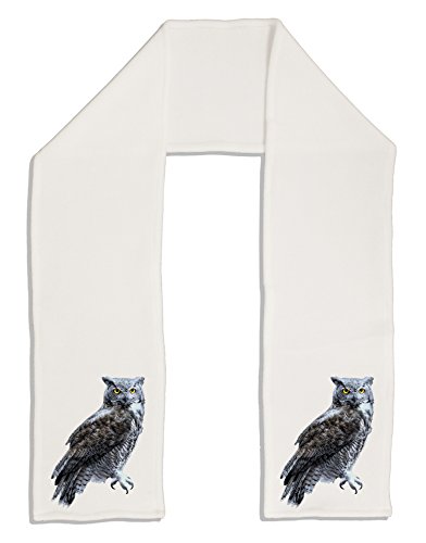 TooLoud Great Horned Owl Photo Adult Fleece 64" Scarf