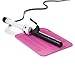 OXO Good Grips Heat Resistant Silicone Travel Mat for Curling Irons and Flat Irons - Pink