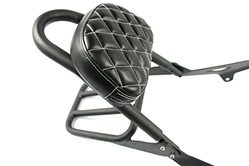 Motorcycle Detachable Backrest Passenger Pad Driver Rider Sissy Bar with Luggage Rack For Yamaha Stryker 1300 XVS1300