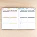 Erin Condren Life Planner 8x10 (January 2019-December 2019) Hardbound - Colorful with Metallic Gold Accents