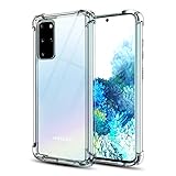 OTBBA Samsung Galaxy S20 Plus Case, Clear Slim Cases with Soft TPU Anti-Yellow/Scratch/Reinforced Corner Protection Cover for Galaxy S20+ (6.7inch)