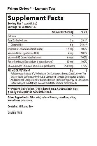 image for Complete Nutrition Prime Drive Energy & Weight Loss Powder, Lemon Tea,