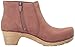 Dansko Women's Maria Ankle Bootie, Dusty Rose Milled Nubuck, 40 EU/9.5-10 M US