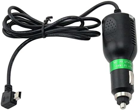 MotoCityTM T-Bend Mini USB Port Vehicle Power Adapter Car Charger Cable Cord 12V 24V 48V Universal 5V 2A For eroda GPS
