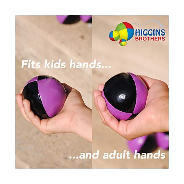 Juggling Balls Professional Style Set of 3 How to Juggle Kit with