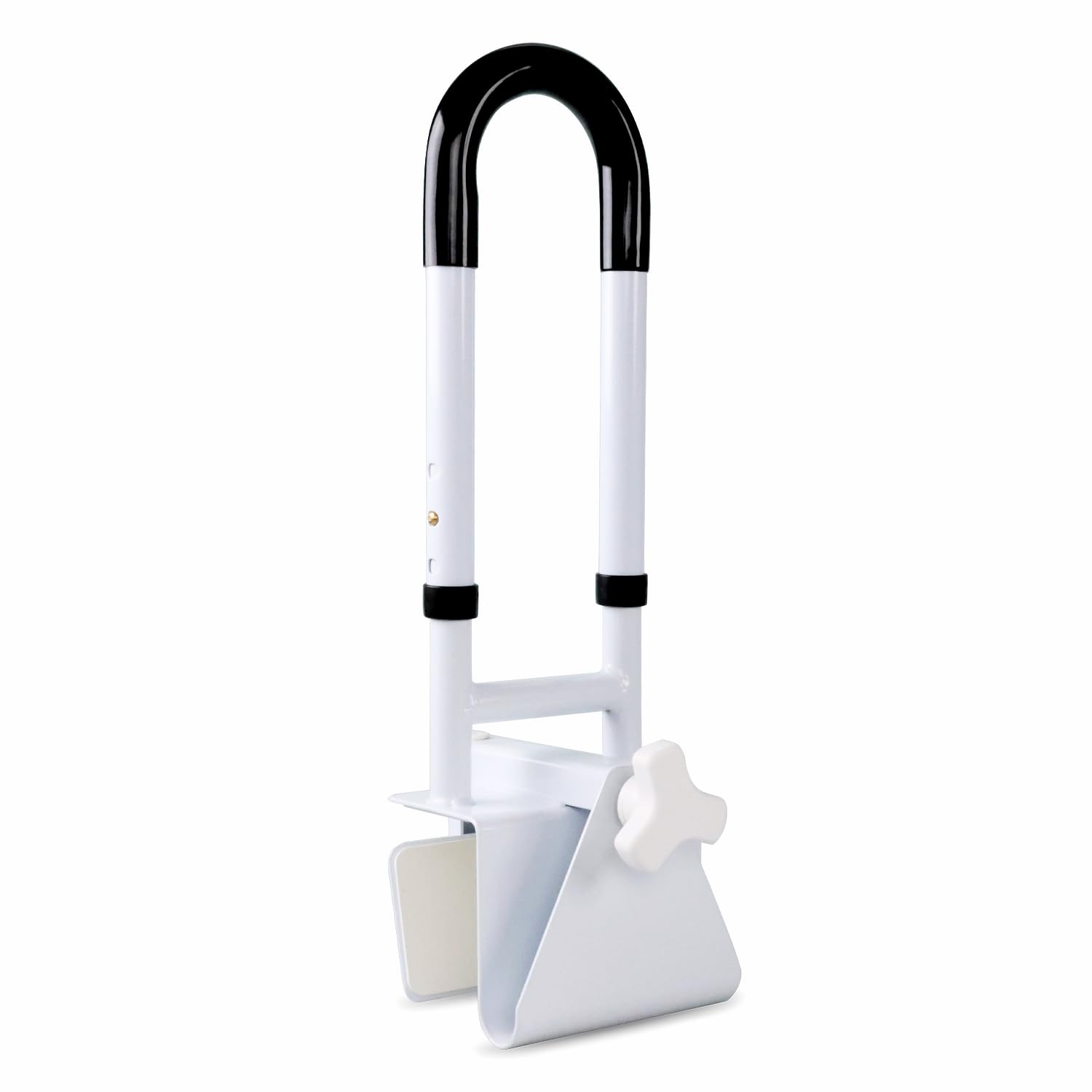 Photo 1 of Icedeer Adjustable Bathtub Grab Bars for Seniors, Tub Handle Grab Bar for Elderly Bath Support, Bathtub Safety Rail, Height and Width Adjustable