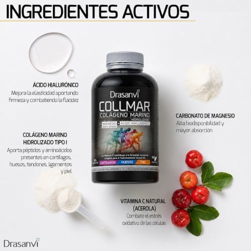 Colageno Marino Hidrolizado+ Magnesio+ Ácido Hialurónico (PACK 3)