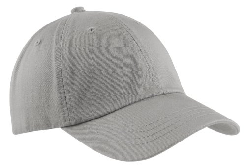 Port & Company Men's Washed Twill Cap OSFA Chrome