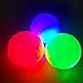 ZLIXING LED Glow Golf Balls, Personalized Practice Light up Golf Ball Glow in Dark for Women Men, Colored Novelty Funny Night Golf Balls Gifts (Pack fo 3)