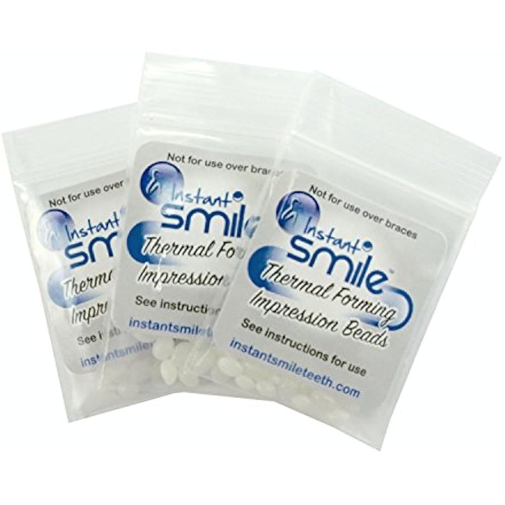 2 Pack Of Billy Bob Replacement Thermal Adhesive Fitting Beads For Fake Teeth eBay