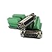 TwinkleBay DB15 Connector to Wiring Terminal Db15 Breakout Board Solder-Free (Male Adapter x 1, Female Adapter x 1 with Nut)