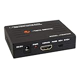 J-Tech Digital Premium Quality 1080P HDMI To HDMI + Audio (SPDIF + RCA Stereo) Audio Extractor Converter (JTDAT5CH)