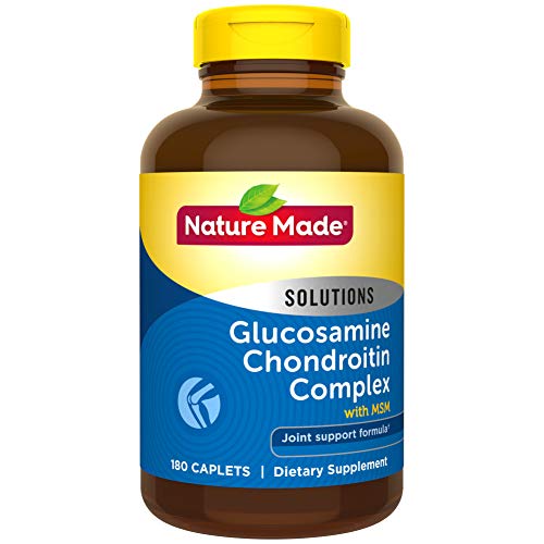 Nature Made Glucosamine Chondroitin Complex with MSM, 180 Caplets for Joint Support†