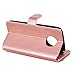 Lomogo Leather Wallet Case for Moto G6 with Stand Feature Card Holder Magnetic Closure, Shockproof Flip Case Cover for Motorola Moto G6 / Moto 1S – LOYYO080490 Rose Goldthumb 4