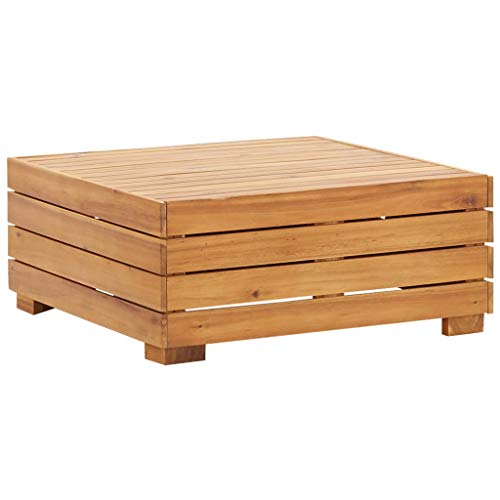 Tidyard Modular-Tisch 1 STK.aus massivem Akazienholz,Garten-Sofagarnitur Garten-Lounge-Set Gartengarnitur Sitzgruppe 68 x 68 x 30 cm – Bild 5