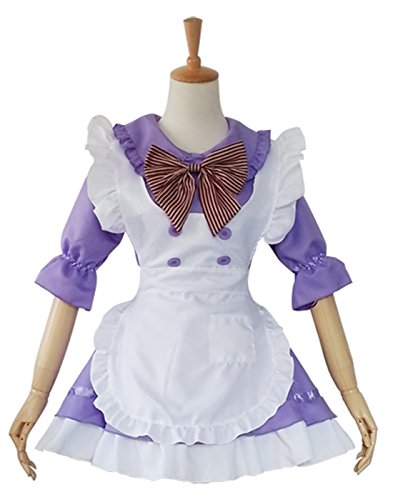 Nawty Fox Lolita Cosplay French Maid-Purple