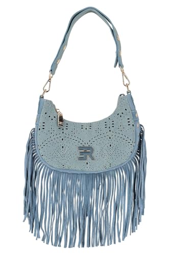 Ermanno Firenze Terra, Bolso Unisex Adulto, Jeans