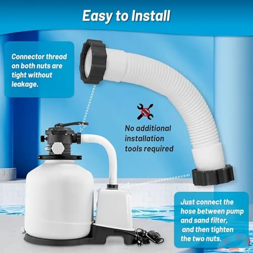 1-1/2 Inch 11535 Replacement Pool Hose for above ground pools - 1.5" photo 8
