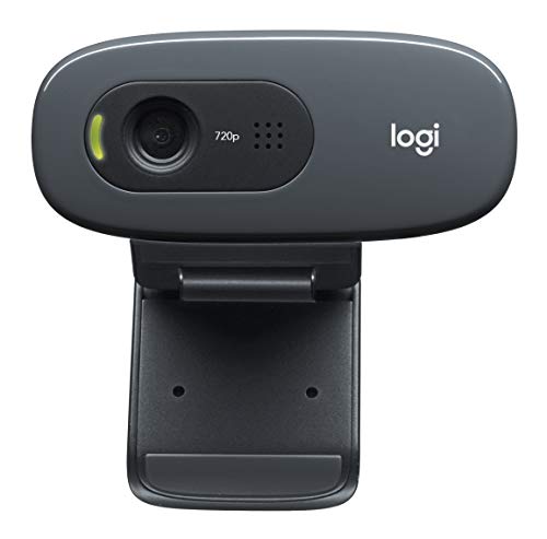 Logitech 960-000694 C270 Desktop or Laptop Webcam, HD 720p Widescreen for Video Calling and Recording