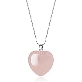 COAI Women's Love Heart Necklace 925 Sterling Silver Necklace for Women Crystal Necklace