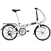 HASA Folding Foldable Bike Compatible with Shimano 6 Speed Whitethumb 4