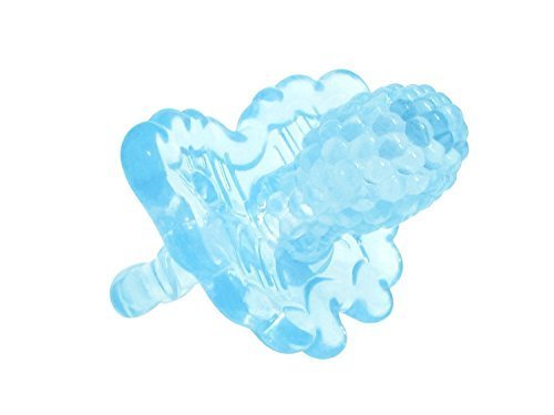 Razbaby Razberry Silicon Teether, Light Blue(2 Pack