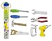 Safari Ltd. Handy Tools TOOB - 8 Mini Figurines Including Vice, Drill, Screwdrivers, Wrench, Pliers, Saw, and Hammer - Educational Toy Figure Set for Boys, Girls & Kids Ages 3+