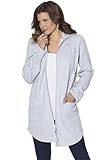 Roamans Women's Plus Size Lightweight Fleece Jacket