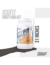 Nutrex Research IsoFit - Aislante de proteínas para postres de alta calidad sin culpa, para plátanos,...