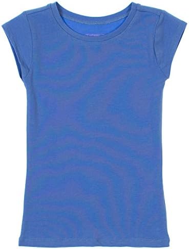 Downeast Girl Girls 2-6X Cap Sleeve Tee 2T Blue Bonnet